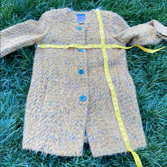 ๐บ STUNNING Vintage Spanner Canadian Multi-Colored Wool Coat Misses Size M-L!! - Picture 12 of 15